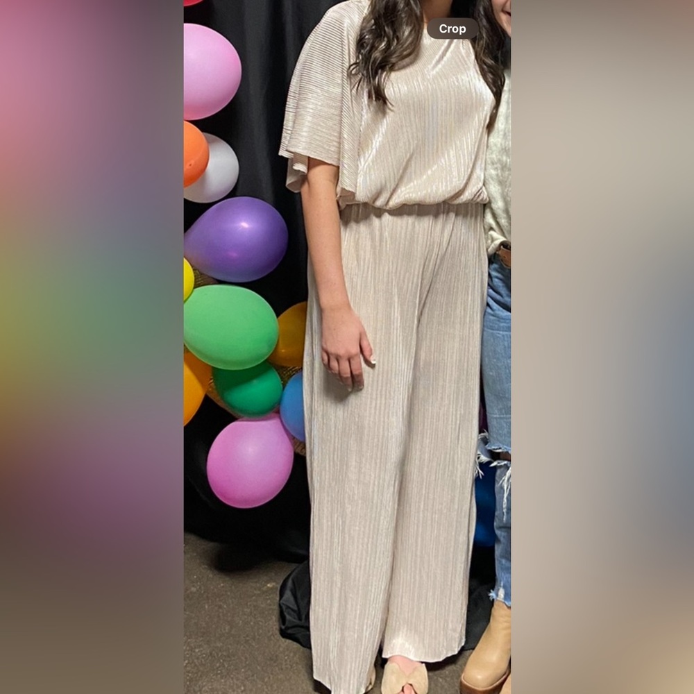 Beige jumpsuit